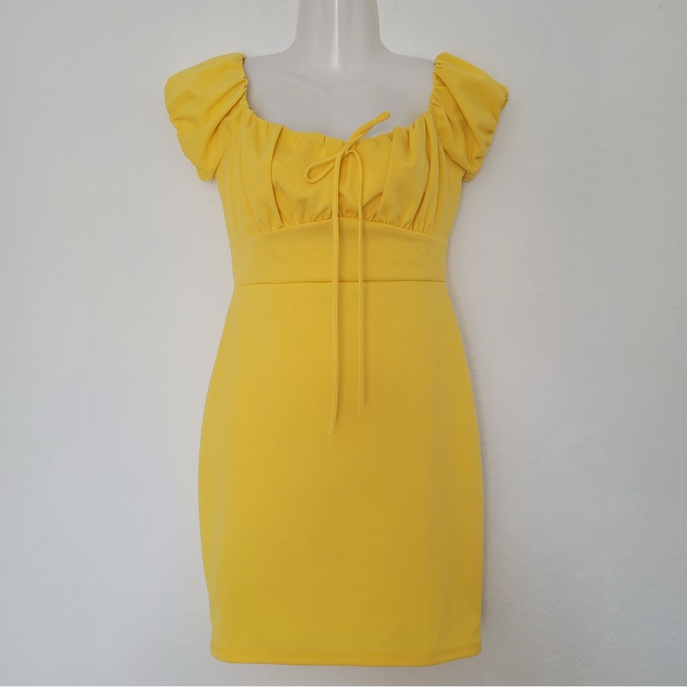 Forever 21 Yellow Mini Dress